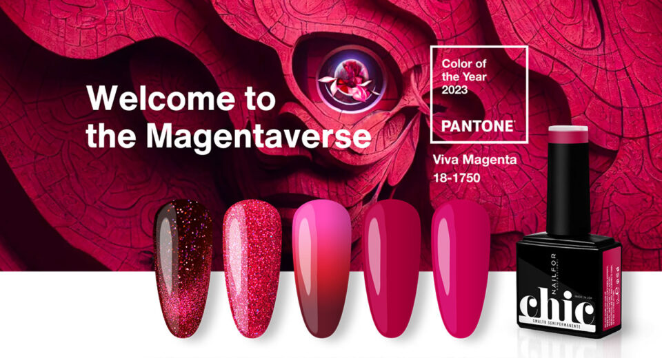 Viva Magenta unghie